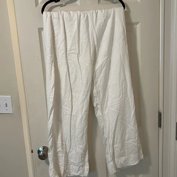 Abercrombie & Fitch Linen Blend Pull-On Pant - Picture 4 of 4